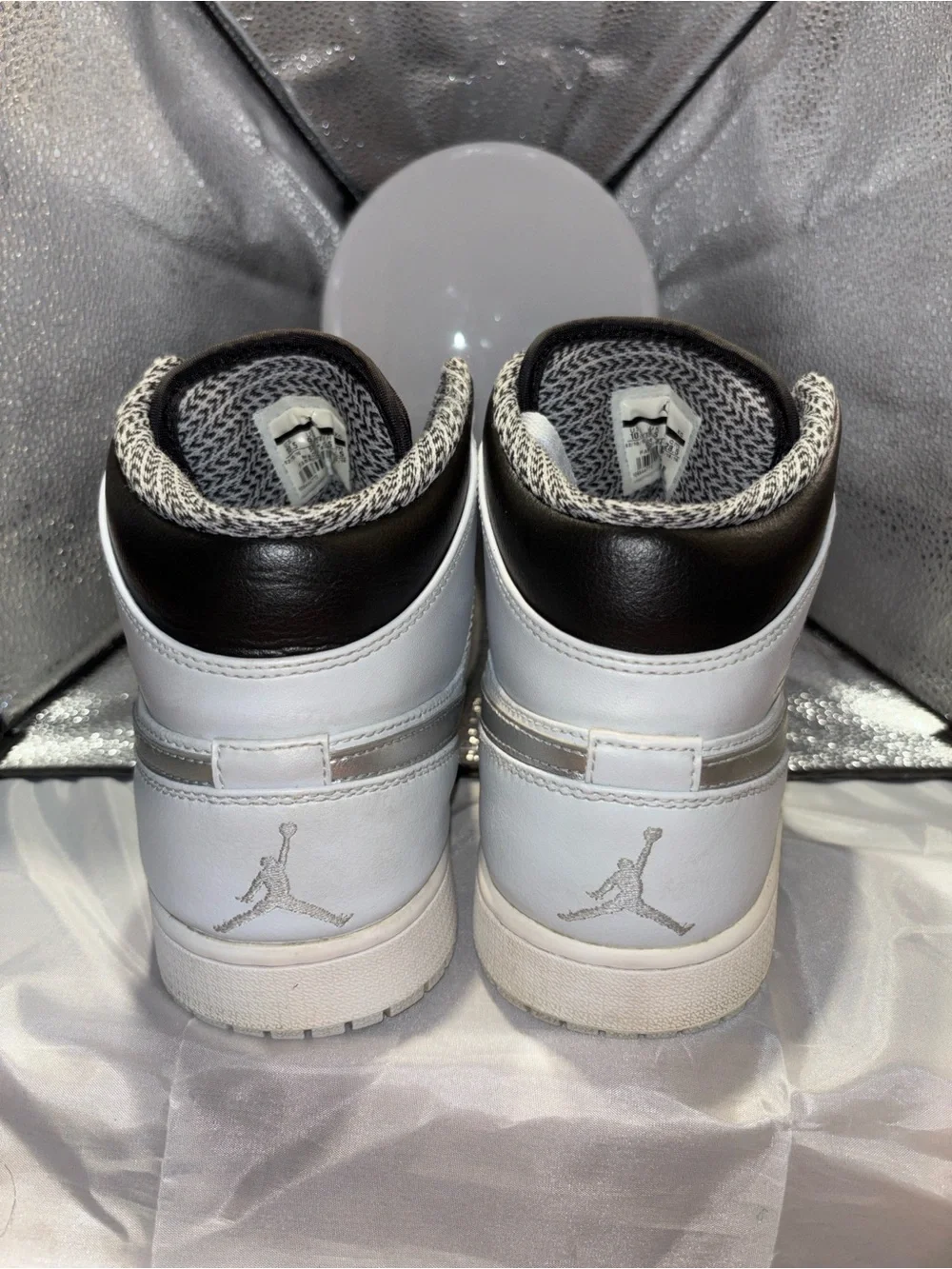 Air Jordan’s Men's Blue & Black High-Top Sneakers